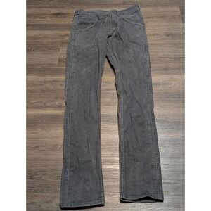 Levi Strauss & Co 501 Original Fit Dark Wash Denim Jeans Adjustable Strap 34x32